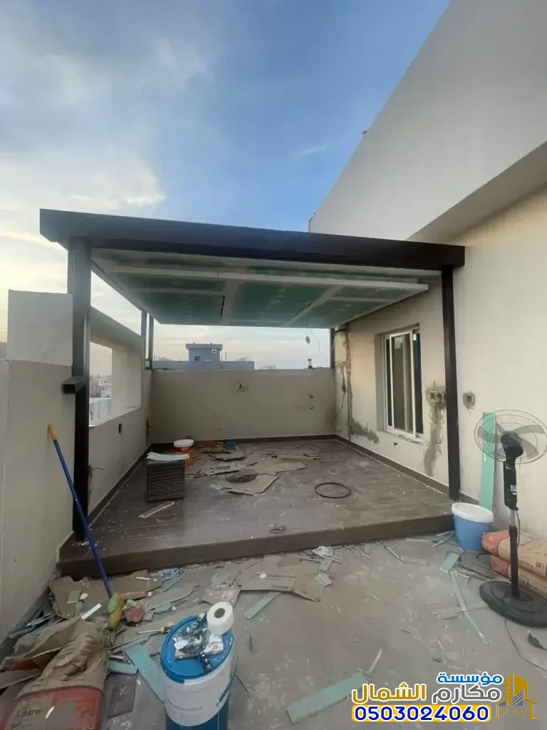 تصميم احدث الملاحق والجلسات الاسطح في الرياض 